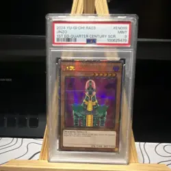 Konami 2024 Yu-Gi-Oh! Jinzo RA03-EN099 1st Ed QCSR Foil PSA 9 - Image 1