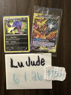 Pokemon Tag Team 2 Card Lot Zoroark Secret Rare Plus Tag Team Legendary Birds - Image 1