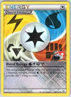 Pokemon Card Blend Energy Dragons Exalted Reverse Crosshatch 117/124 Near Mint - Image 1