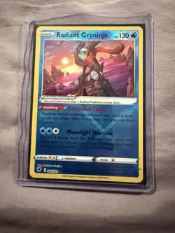 Pokemon TCG Radiant Greninja Holo Card 046/189 Swsh10: Astral Radiance - Image 1