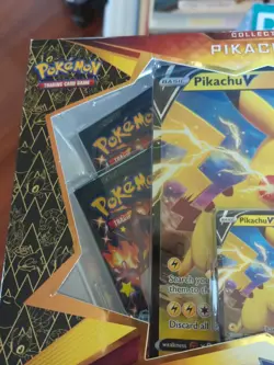 Pokemon Shining Fates Training Card Game Pikachu V Box Sealed 820650828690 - Image 2