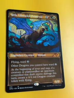 Rith, Liberated Primeval. Mythic Dragon DMU MTG Card. - Image 3