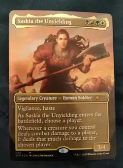 WOTC MtG Magic the Gathering Saskia the Unyielding (MR) (Foil) NM - Image 1