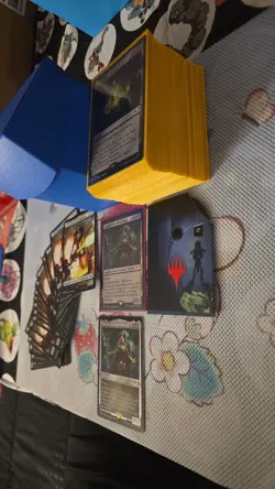 Necron Dynasties MTG/Warhammer 40K Commander Deck W/sleeves, tokens, deckbox! - Image 2