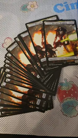 Necron Dynasties MTG/Warhammer 40K Commander Deck W/sleeves, tokens, deckbox! - Image 4