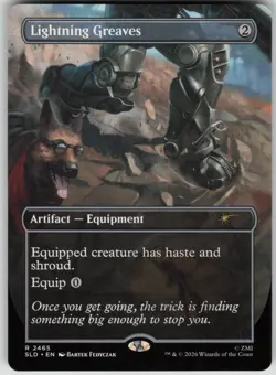 MTG Lightning Greaves NM Secret Lair Drop Series Magic 2465 - Image 1