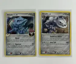 Pokemon Steel/Metal Type 8 Card Lot Dialga Steelix Magneton Escavalier - LP - Image 2