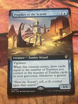 Prophet of the Scarab - Extended Art Commander: Aetherdrift MTG - Image 1
