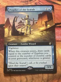 Prophet of the Scarab - Extended Art Commander: Aetherdrift MTG - Image 5