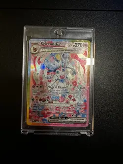 Pokemon TCG Sylveon EX Card SIR 156/131 Prismatic Evolutions Not Mint Condition - Image 1