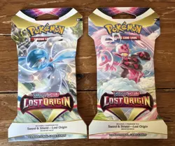 Lot Of 2 Pokemon TCG SWSH Sword & Shield Lost Origin Sleeved Booster Packs! - Image 1