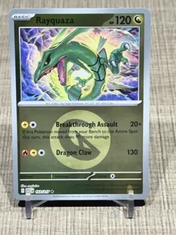 RAYQUAZA (ENERGY SYMBOL) 153/217 - POKEMON ASCENDED HEROES REVERSE HOLO - NM - Image 1