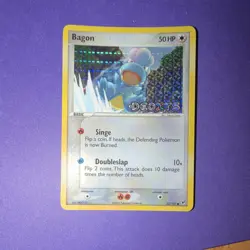 Pokemon TCG Bagon 52/107 Deoxys Reverse Holo Common 50 HP English 2005 - Image 2