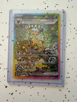 Pokemon TCG Pokemon Leafeon Ex Leafeon Holo RAW 144/131 NEAR MINT CONDITION SIR - Image 1