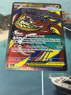 Mega Hawlucha Ex 268/217 Mega Attack Rare Ascended Heroes Pokemon TCG MINT 2026 - Image 2