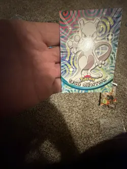 Pokemon Topps Series 3 Mewtwo #151 + Charizard Pack Wrapper (Empty) - Image 2