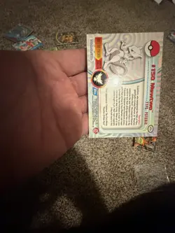 Pokemon Topps Series 3 Mewtwo #151 + Charizard Pack Wrapper (Empty) - Image 3