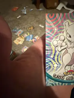 Pokemon Topps Series 3 Mewtwo #151 + Charizard Pack Wrapper (Empty) - Image 4
