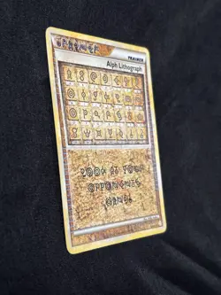 Pokemon TCG HGSS Alph Lithograph (ONE) - Image 2