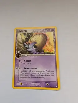 Pokemon Omanyte (Delta Species) 74/110 EX Holon Phantoms Regular Common NM - Image 1