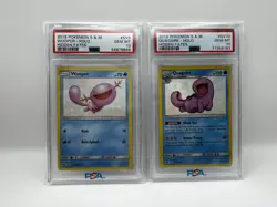 PSA 10 Pokemon SUN & MOON Hidden Fates Wooper Quagsire SV9 SV10 Shiny Vault - Image 1