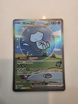 Pokemon Mew ex SV: Paldean Fates Special Illustration Rare 232/091 Holo EX - Image 1