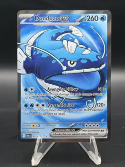 Pokemon TCG Destined Rivals Dondozo ex Ultra Rare Holo 211/182 - Image 1