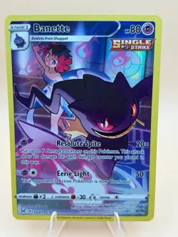 Banette TG07/TG30 Holo Lost Origin Trainer Gallery Pokemon NM - Image 1