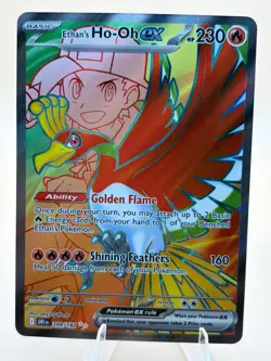 Ethan's Ho-Oh ex 209/182 Ultra Rare Destined Rivals Pokemon Near Mint - Image 1