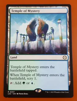 1x Temple of Mystery | Lost Caverns of Ixalan Commander | MTG Magic Cards - Image 1
