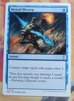 Mental Misstep (White Border) MTG Mystery Booster 2 (MB2) (NM) - Image 1