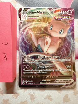 Pokemon TCG Mew VMAX 114/264 Ultra Rare Holo NM - Image 1