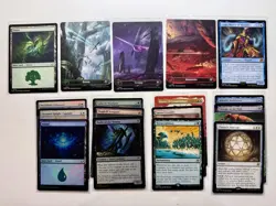 MTG Edge Of Eternity Lot Of 18 Cards - (Rare, Mythic, Foil, Borderless, Land) - Image 1