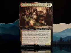 Banon, the Returners' Leader #165 FIC R (Extended ArtE Non-Foil) MTG Final - Image 1