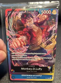 2nd Anniversary Tournament - One Piece TCG - Monkey D Luffy P-043 - Sealed Pack - Image 1