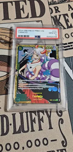 One Piece PRB 01 #121 English Yamato Alternate Art Psa 10 - Image 1