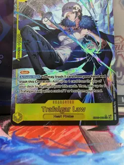 One Piece TCG ENGLISH Trafalgar Law EB03-062 Alternate ALT ART Heroine’s Edition - Image 4