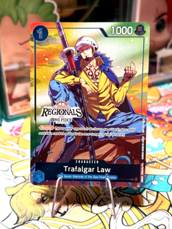 One Piece TCG Trafalgar Law ST03-008 Offline Regionals Promo NM - Image 1