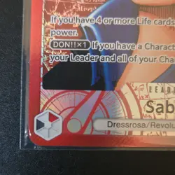 Sabo Leader Alternate Art OP13-004 Carrying on His Will Foil - Image 5