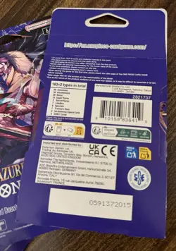 One Piece OP14 - EB04 The Azure Sea’s Seven Sleeved Booster Pack Lot Of 5 Sealed - Image 3