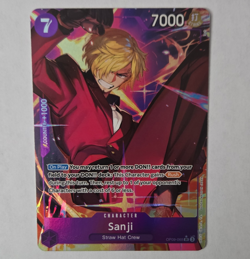 Bandai One Piece CCG Sanji Character SR Parallel Foil Eng 7000 Power OP09-065 - Image 1