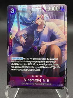 One Piece - Vinsmoke Niji (Full Art Holo) OP06-064 C Alt The Best PRB-01 English - Image 1