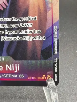 One Piece - Vinsmoke Niji (Full Art Holo) OP06-064 C Alt The Best PRB-01 English - Image 4