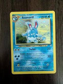 Azumarill - 2/111 - Pokemon Neo Genesis Unlimited Holo Rare Card WOTC NM - Image 1