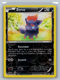 Zorua Legendary Treasures #89/113 Common,Reverse Holo Pokemon Card - Image 1
