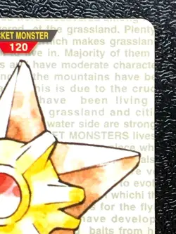 Staryu 120 Pokemon Card Carddass 1996 RED Nintendo BANDAI Japanese Japan - Image 4