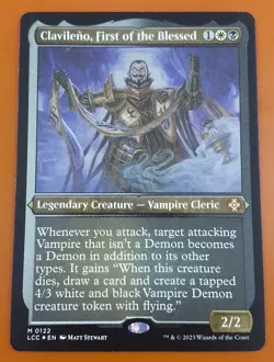 1x Clavileno, First of the Blessed (Display Commander) | FOIL Thick | LCC | MTG - Image 1