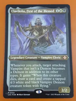 1x Clavileno, First of the Blessed (Display Commander) | FOIL Thick | LCC | MTG - Image 3