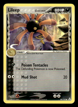 Lileep 68/110 - Holon Phantoms - Pokemon Card NM - Image 1