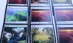 Lot of 29 MTG Magic the Gathering Basic Land Cards Plains 1 Forest 2017 Wizards - Image 3